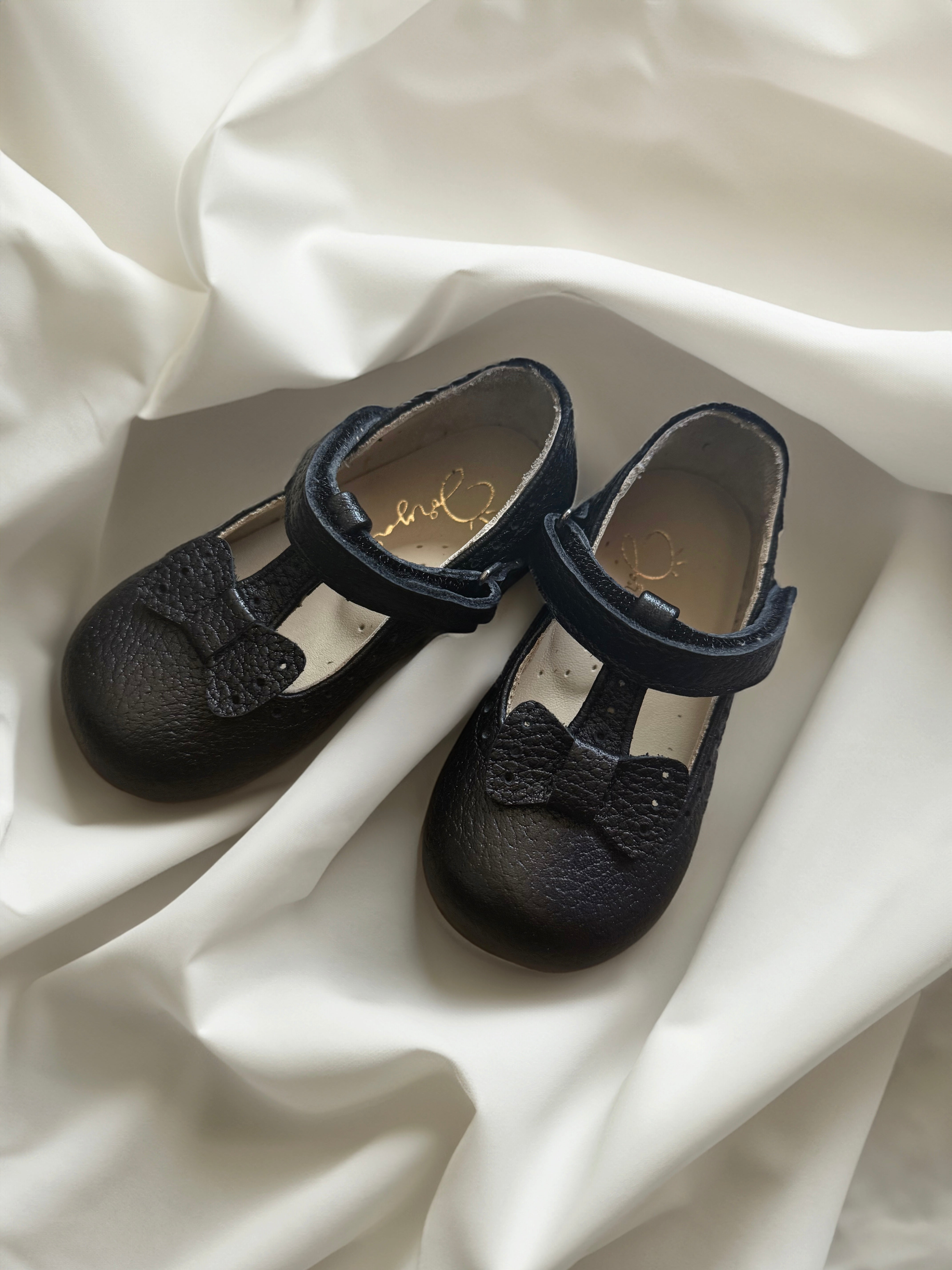 Midnight Bow Mary Janes