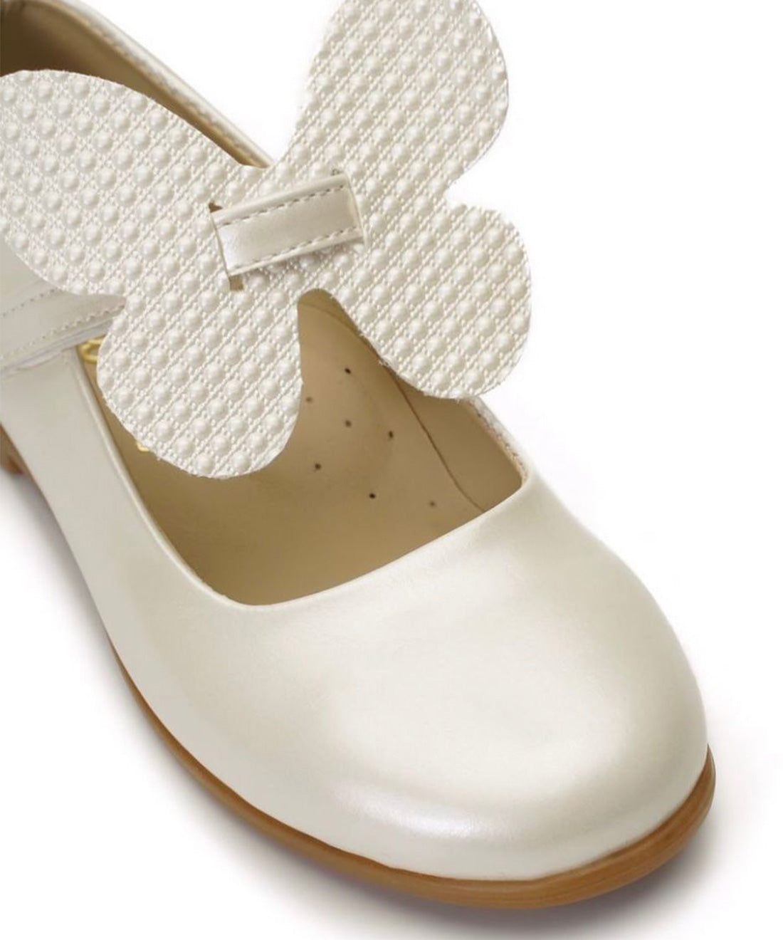 White Shoes With Butterfly