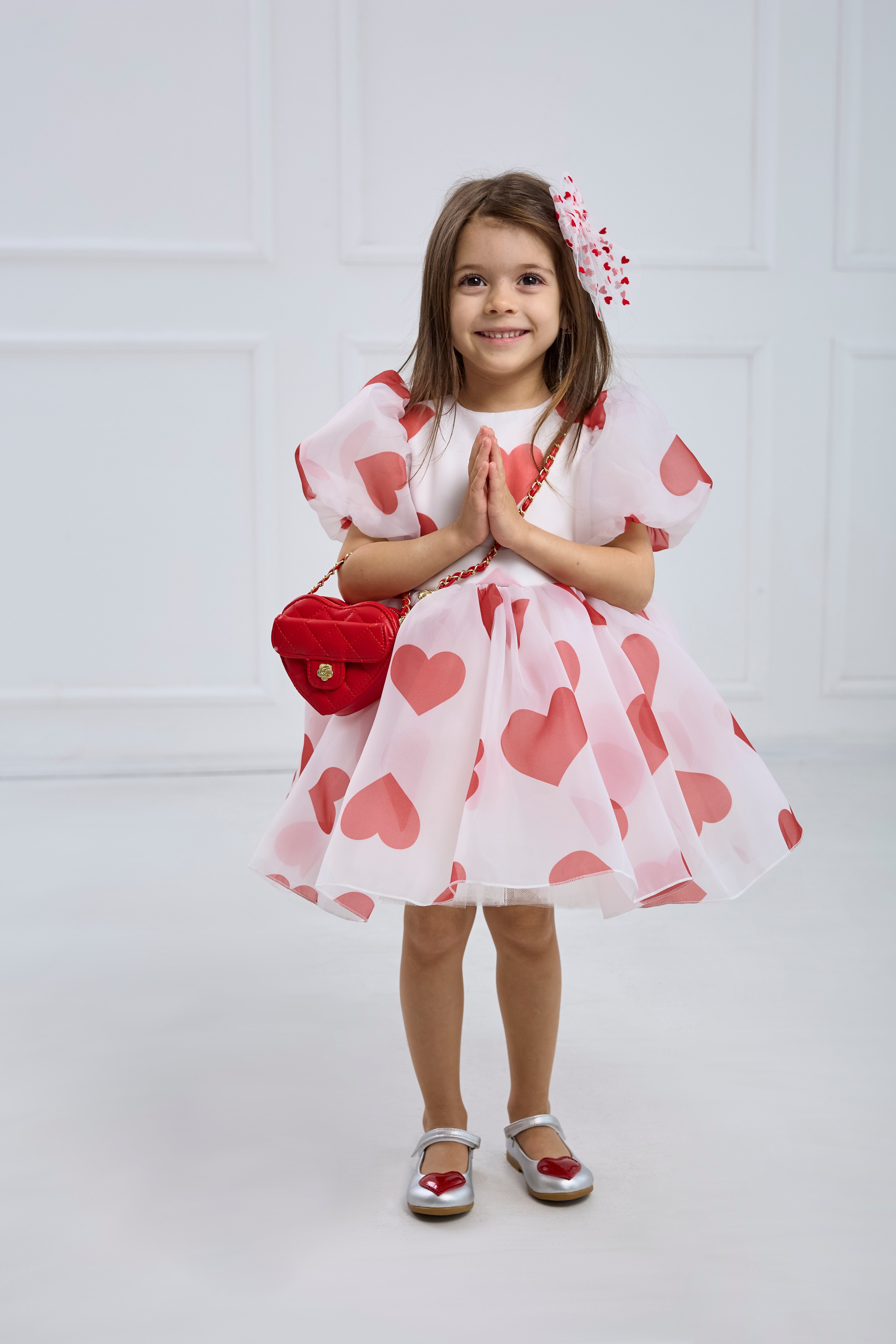 Heart Dress – Includes Matching Bag and Hair Accessory
