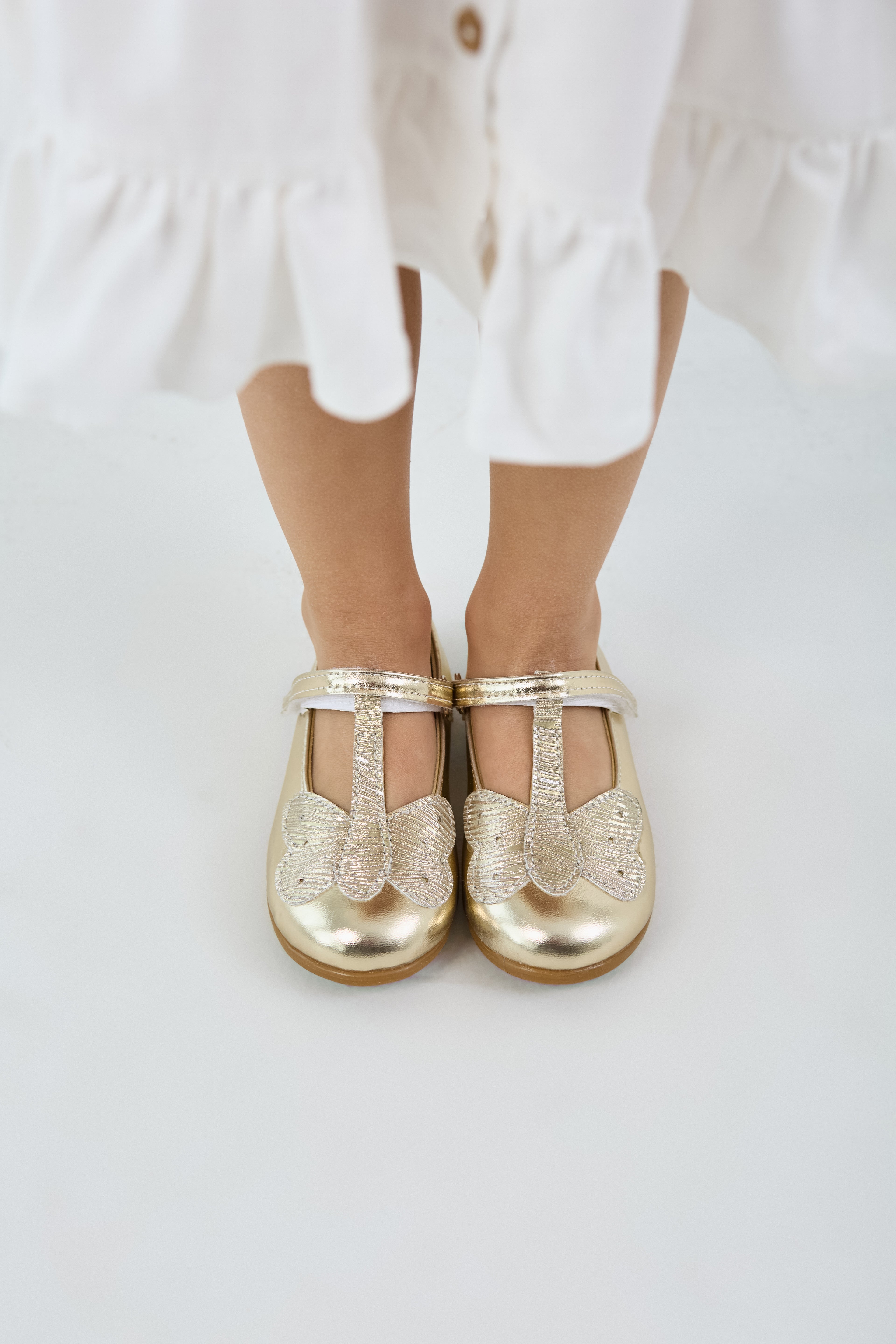 Gold Butterfly Shoes