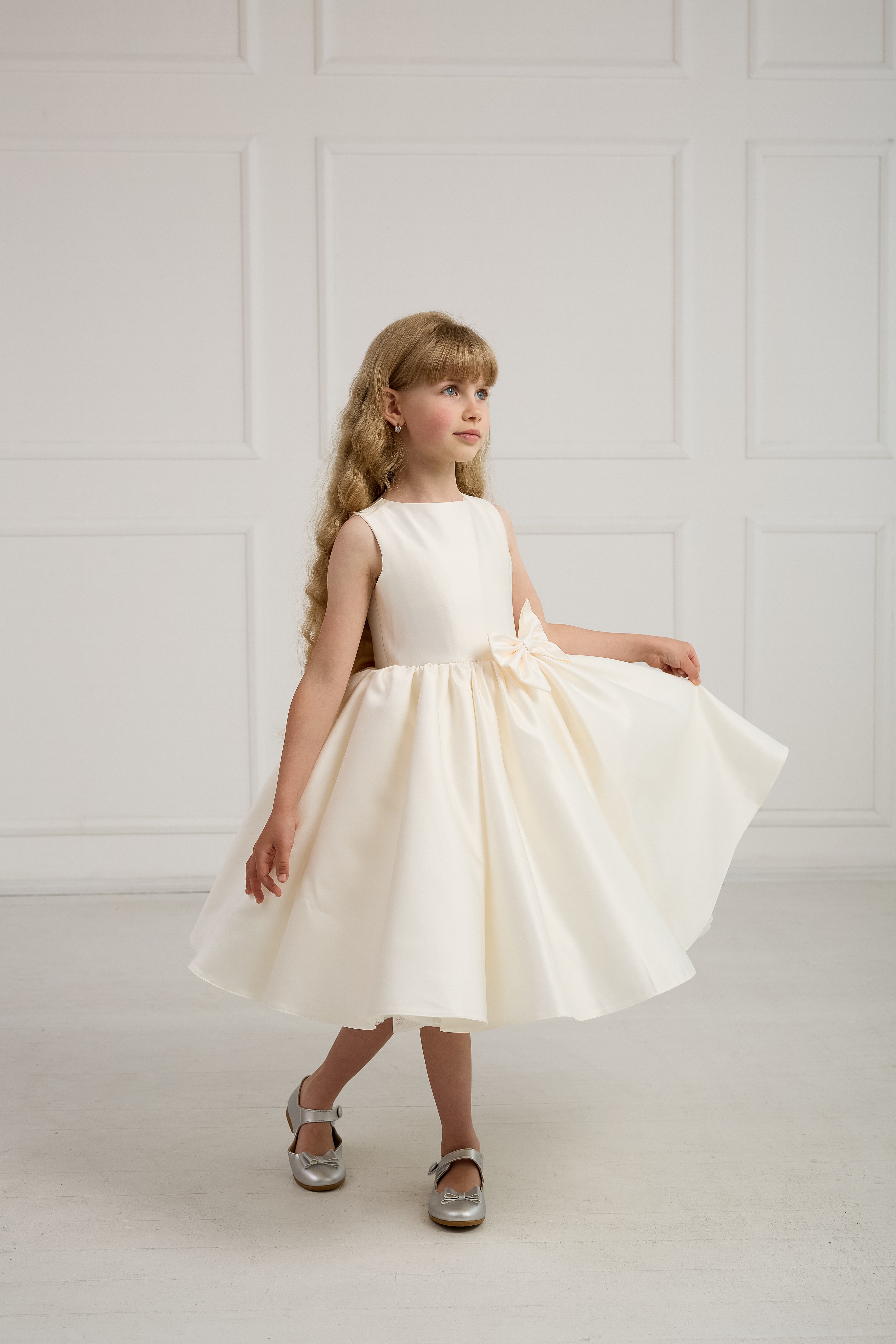 Ivory Bow Dress
