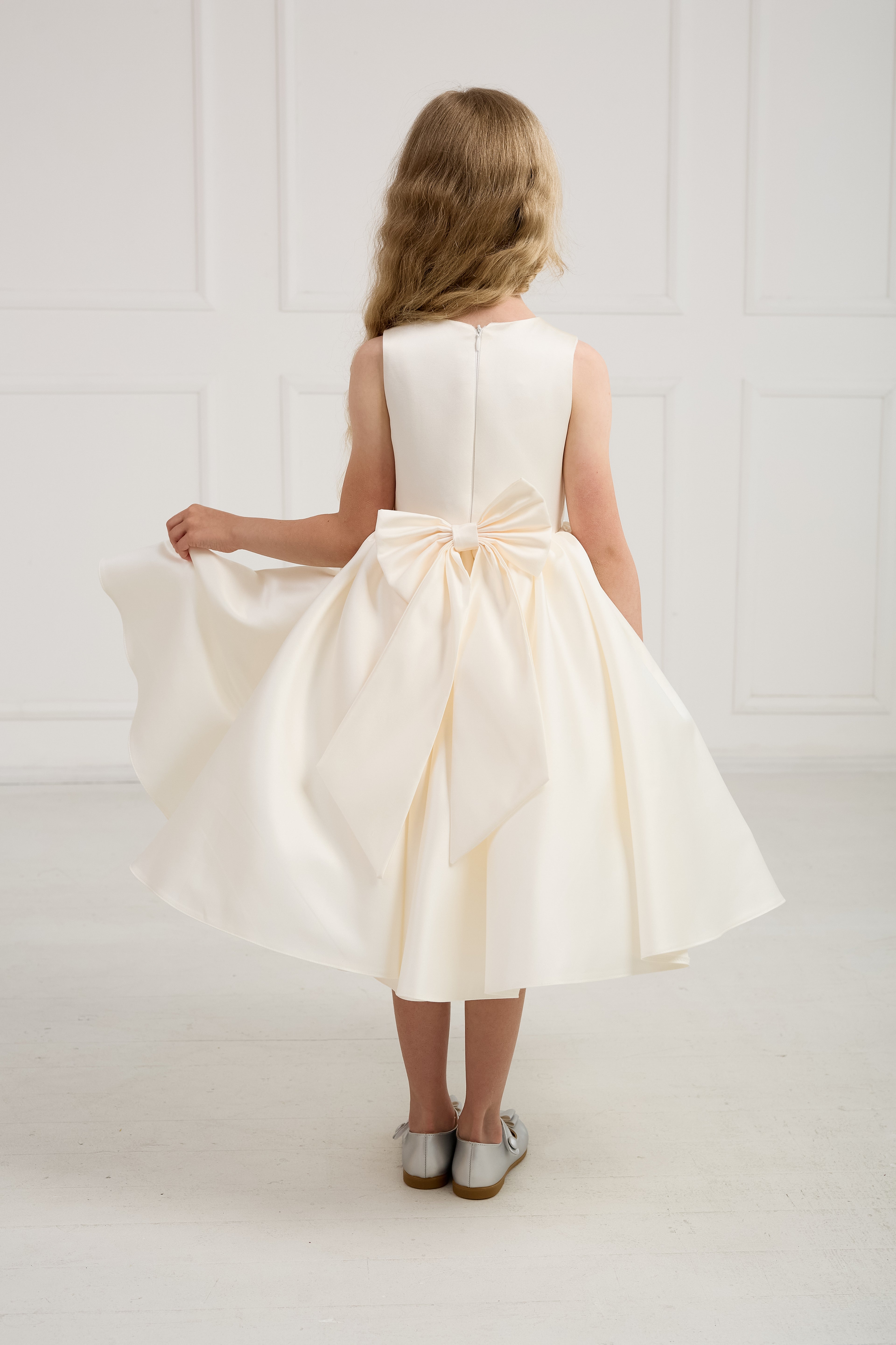 Ivory Bow Dress