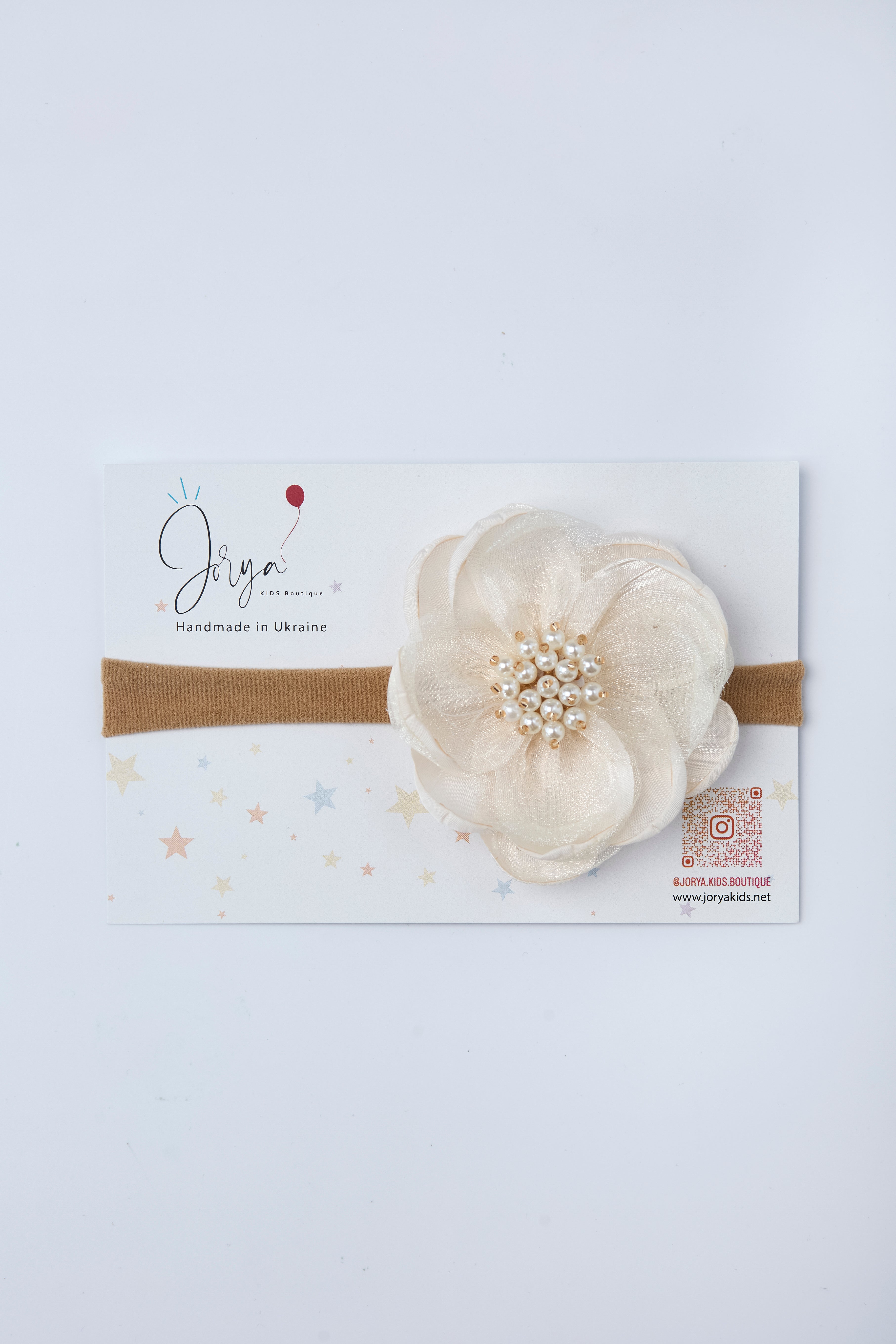 Ivory Flower Baby Headband