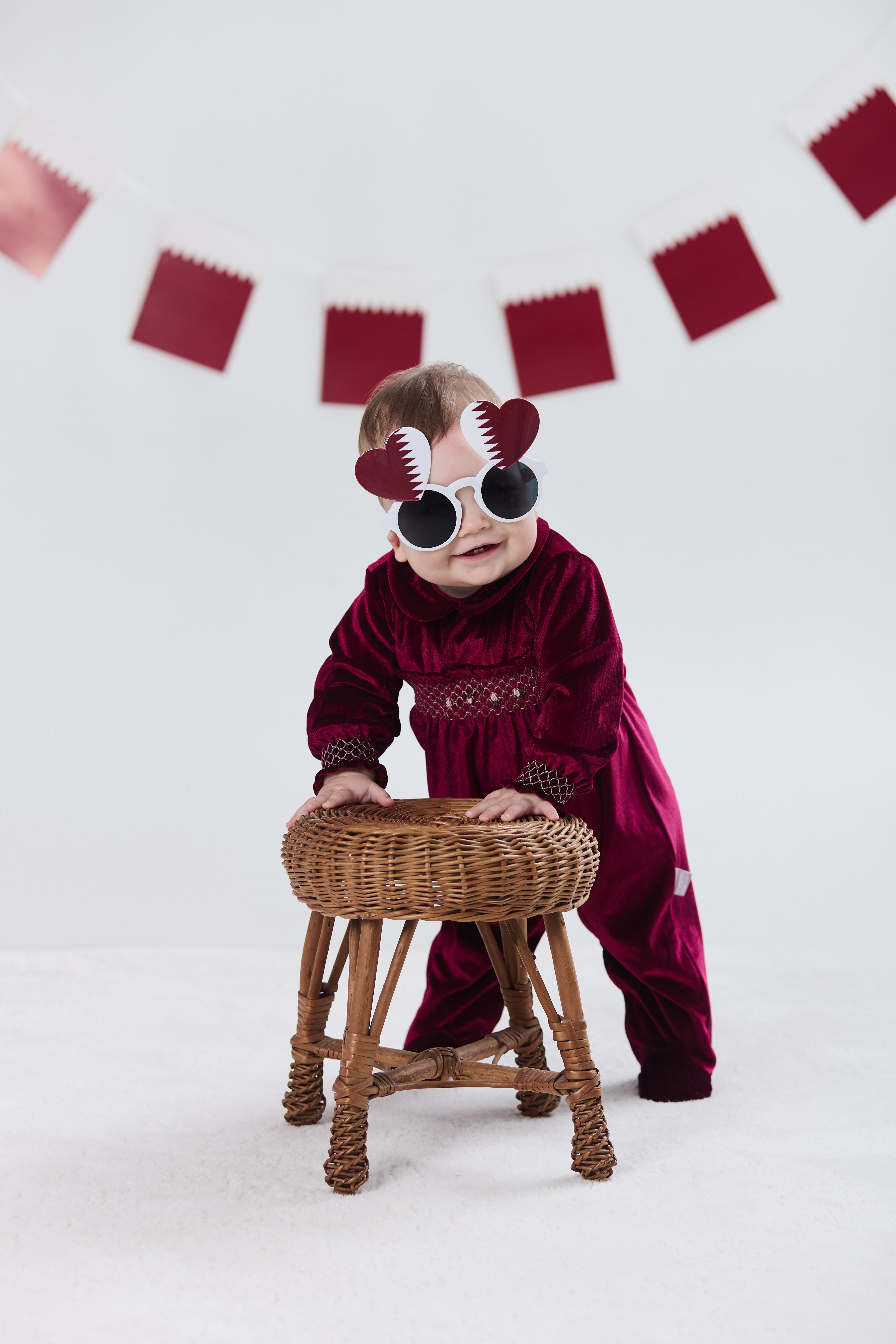 Qatar National Day Baby Outfit
