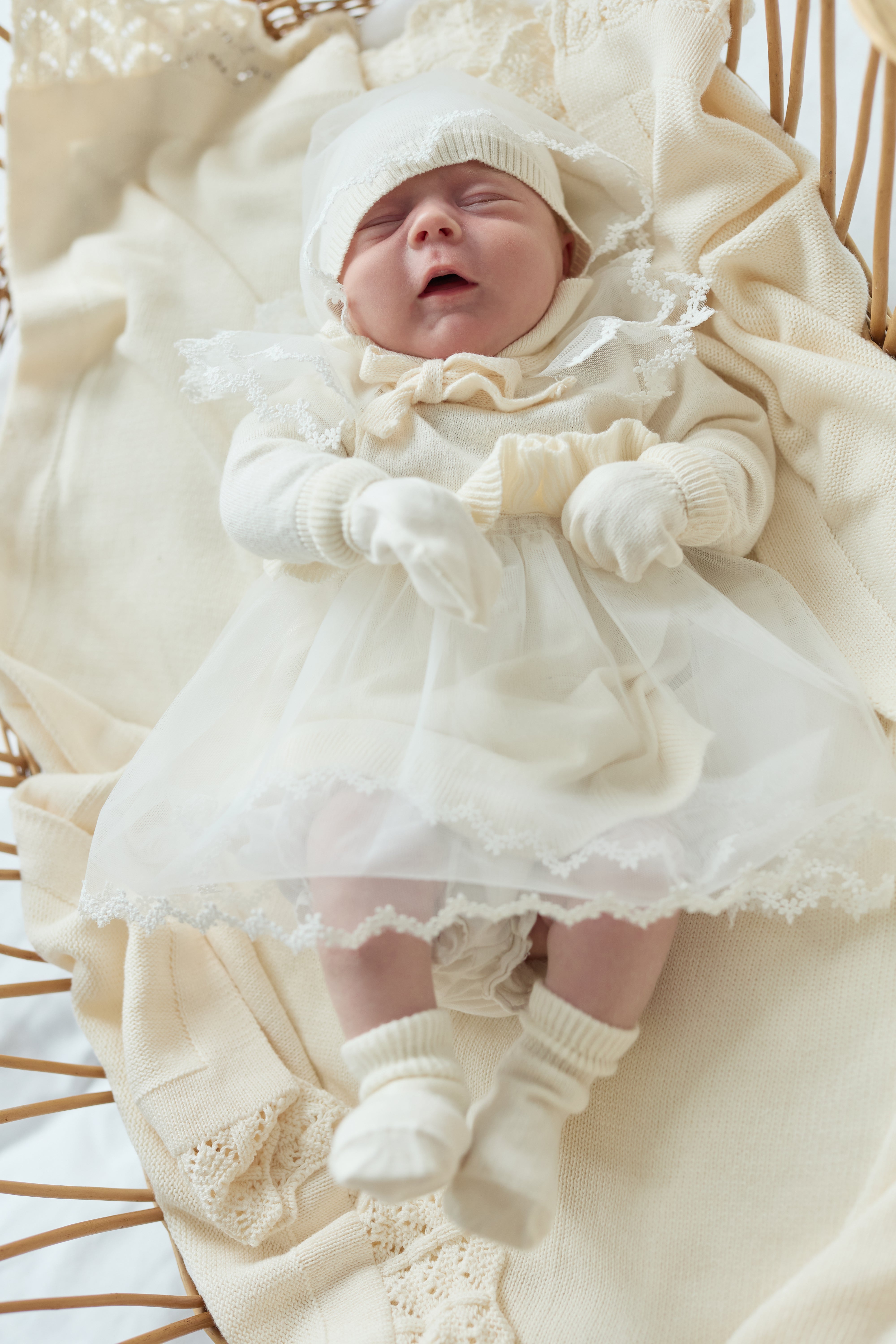 white christmas dresses Baby Girl Light Blue Long Sleeve Dress main image 1