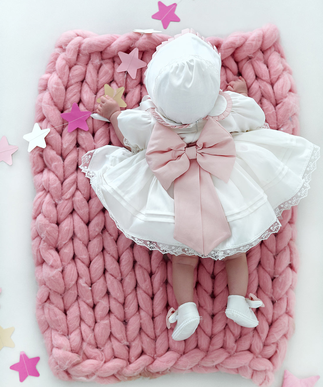Adorable White Baby Set