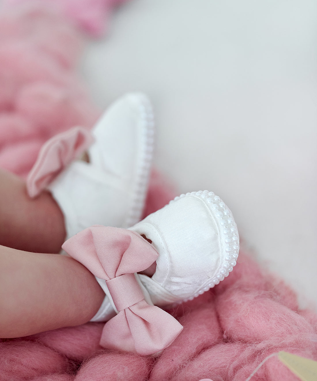 Adorable White Baby Set