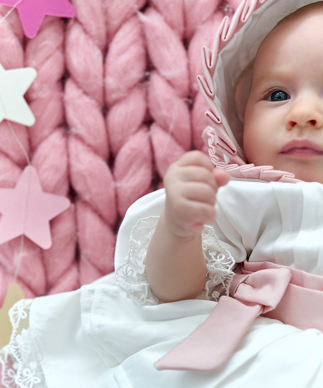 Adorable White Baby Set