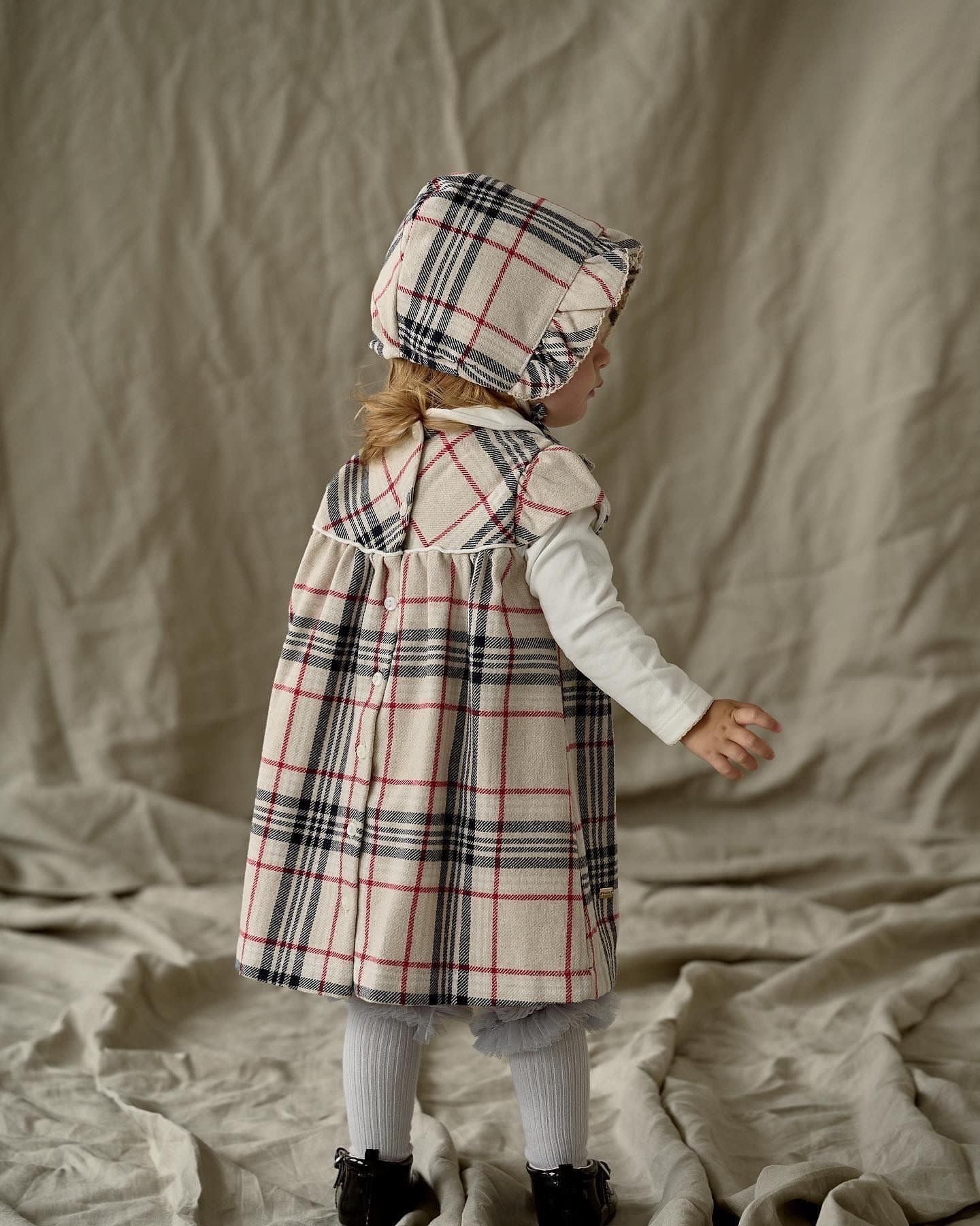 The Checkered Baby Brown Set