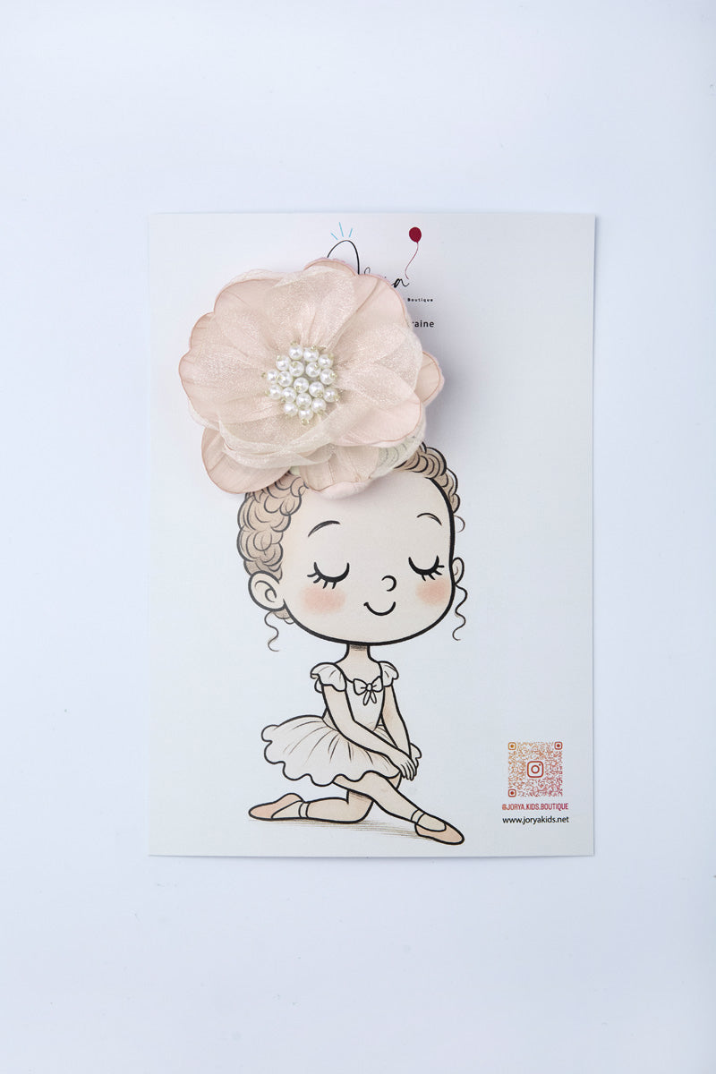 Elegant Handmade Flower Hair Clip