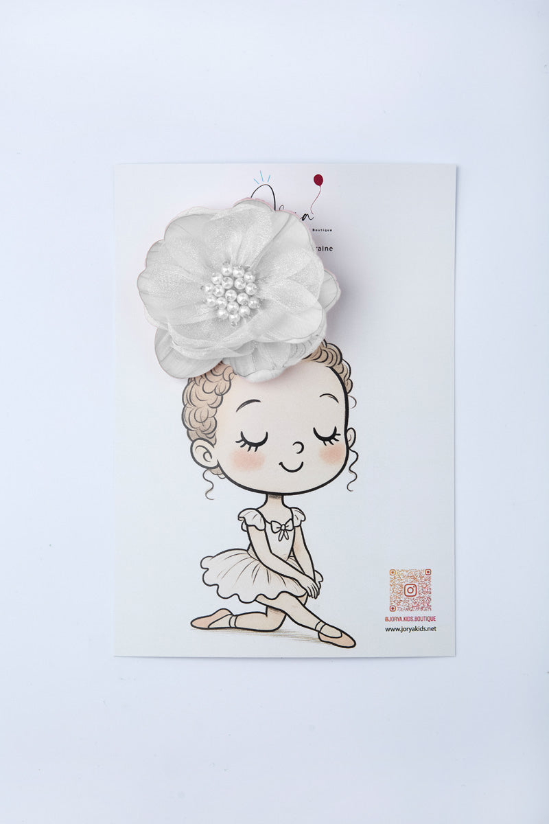 Elegant Handmade Flower Hair Clip