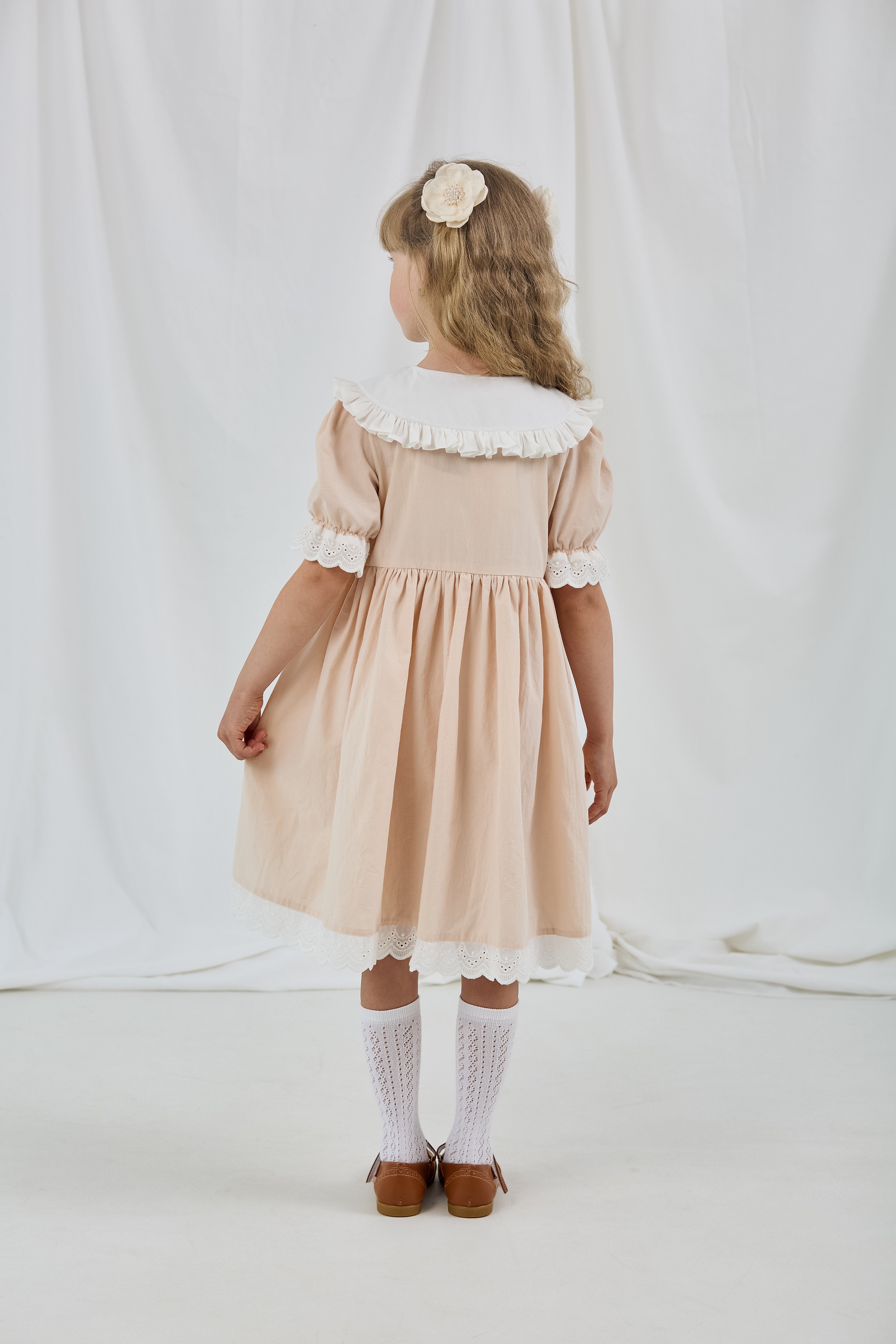 Vintage Collar Cotton Dress