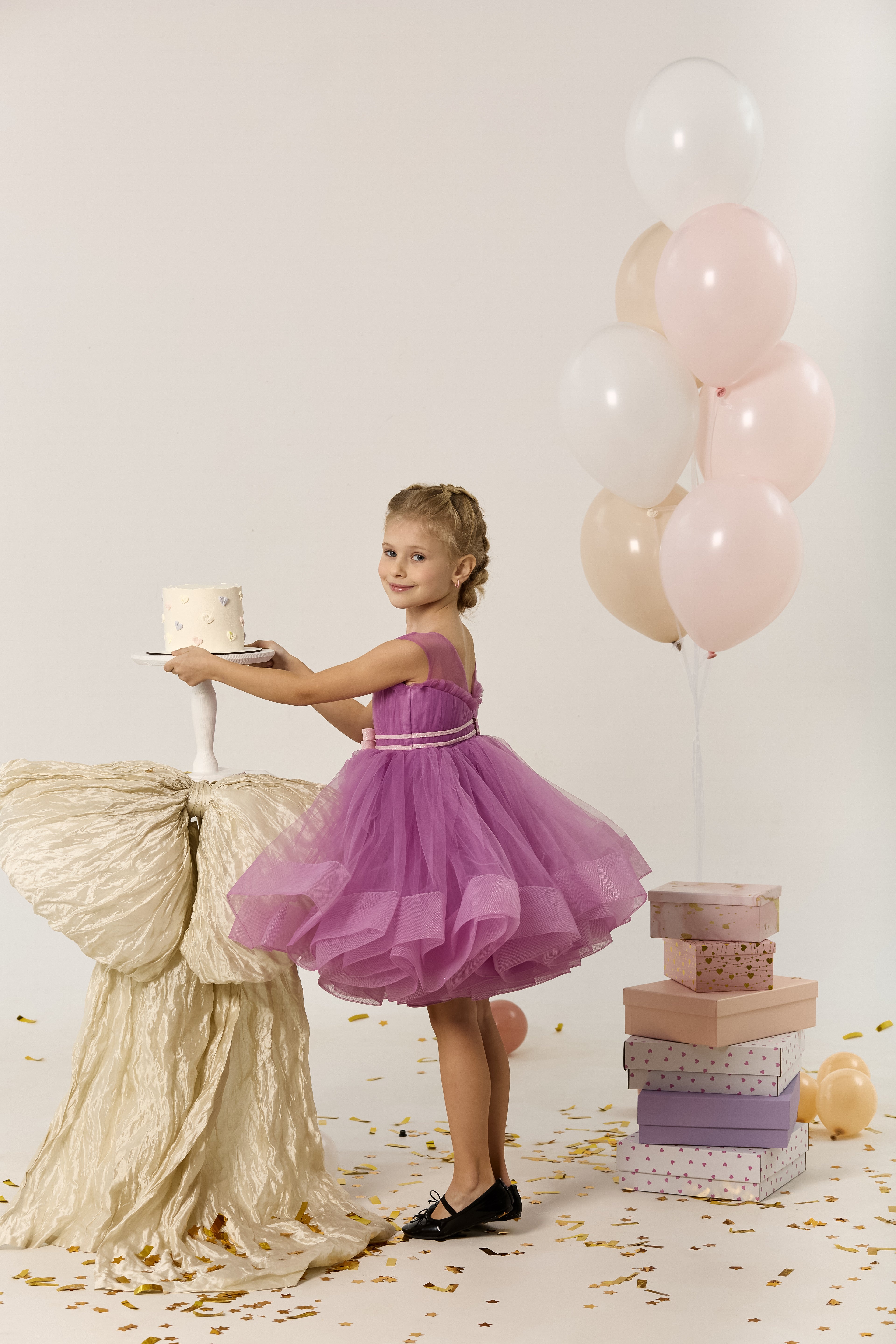 Violet Princess Dress