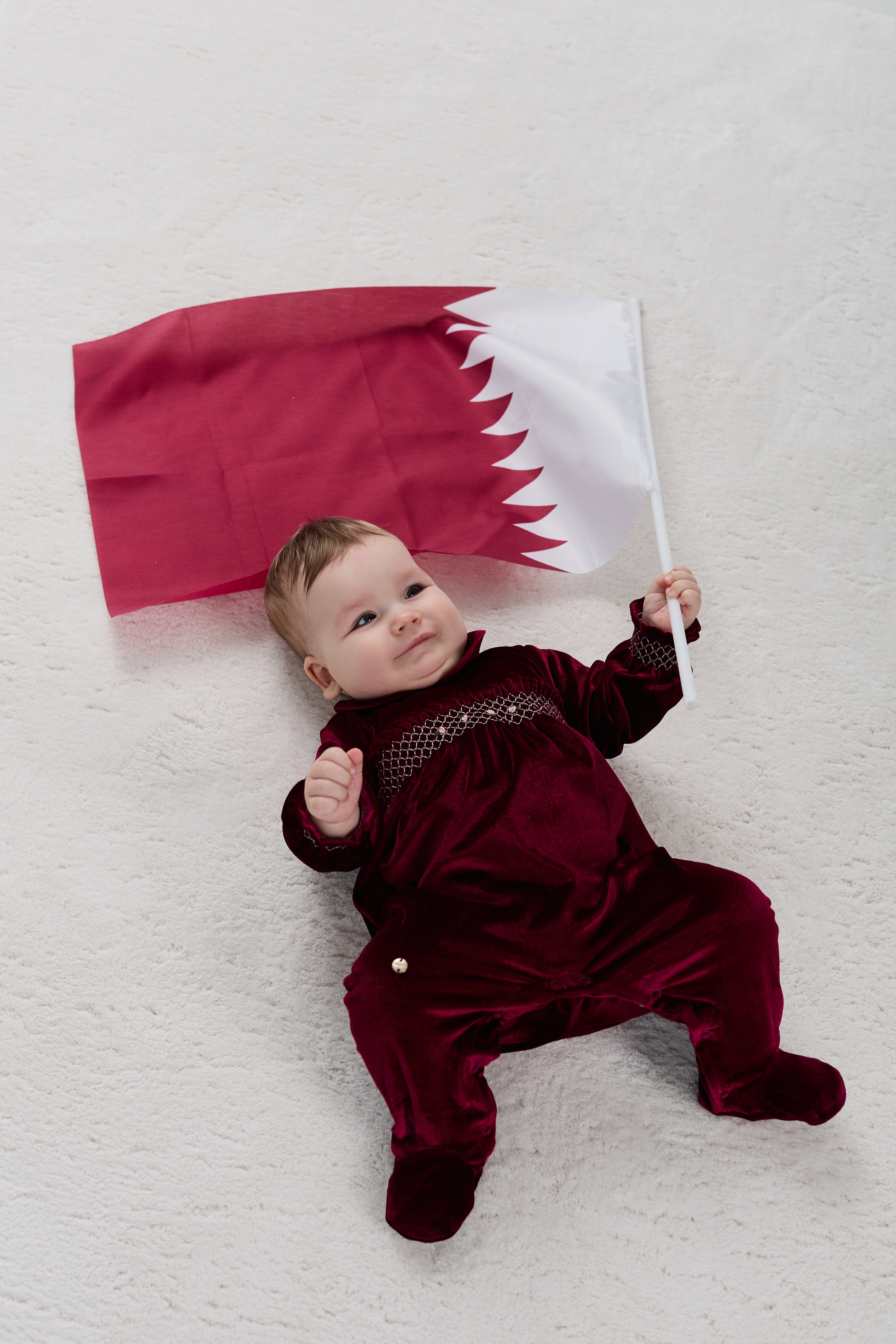 Qatar National Day Baby Outfit