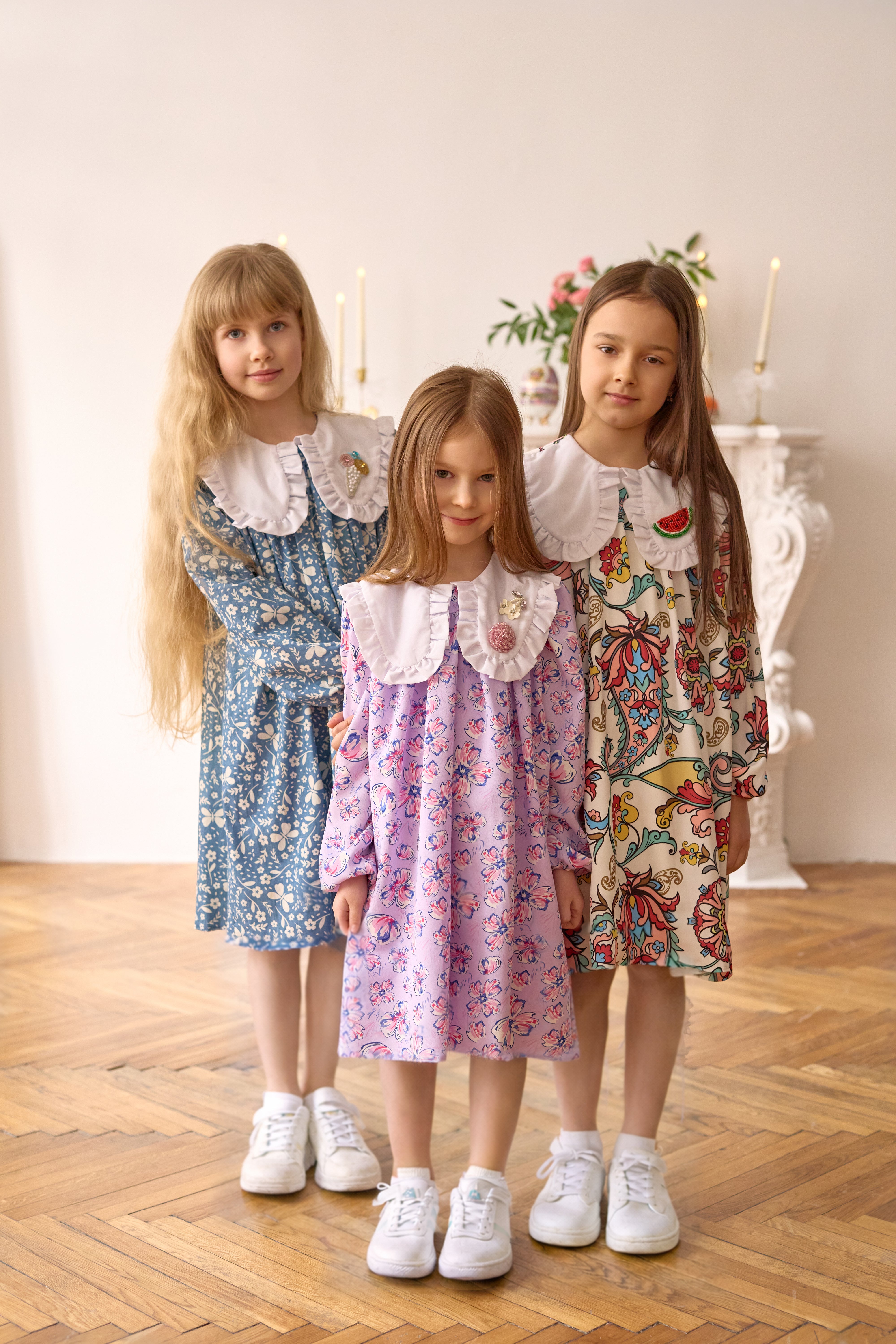 Pink Floral Cotton Dress