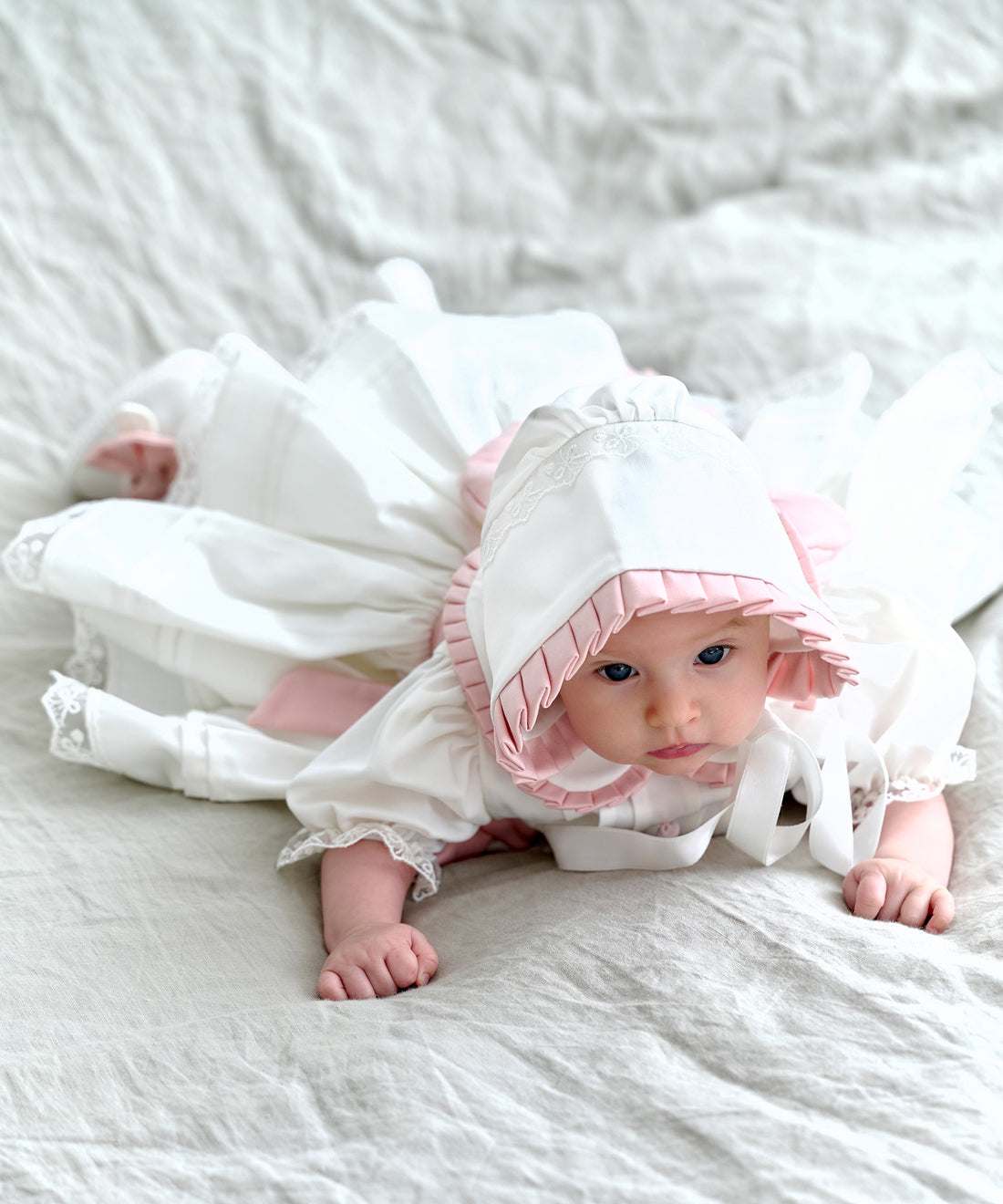 Adorable White Baby Set