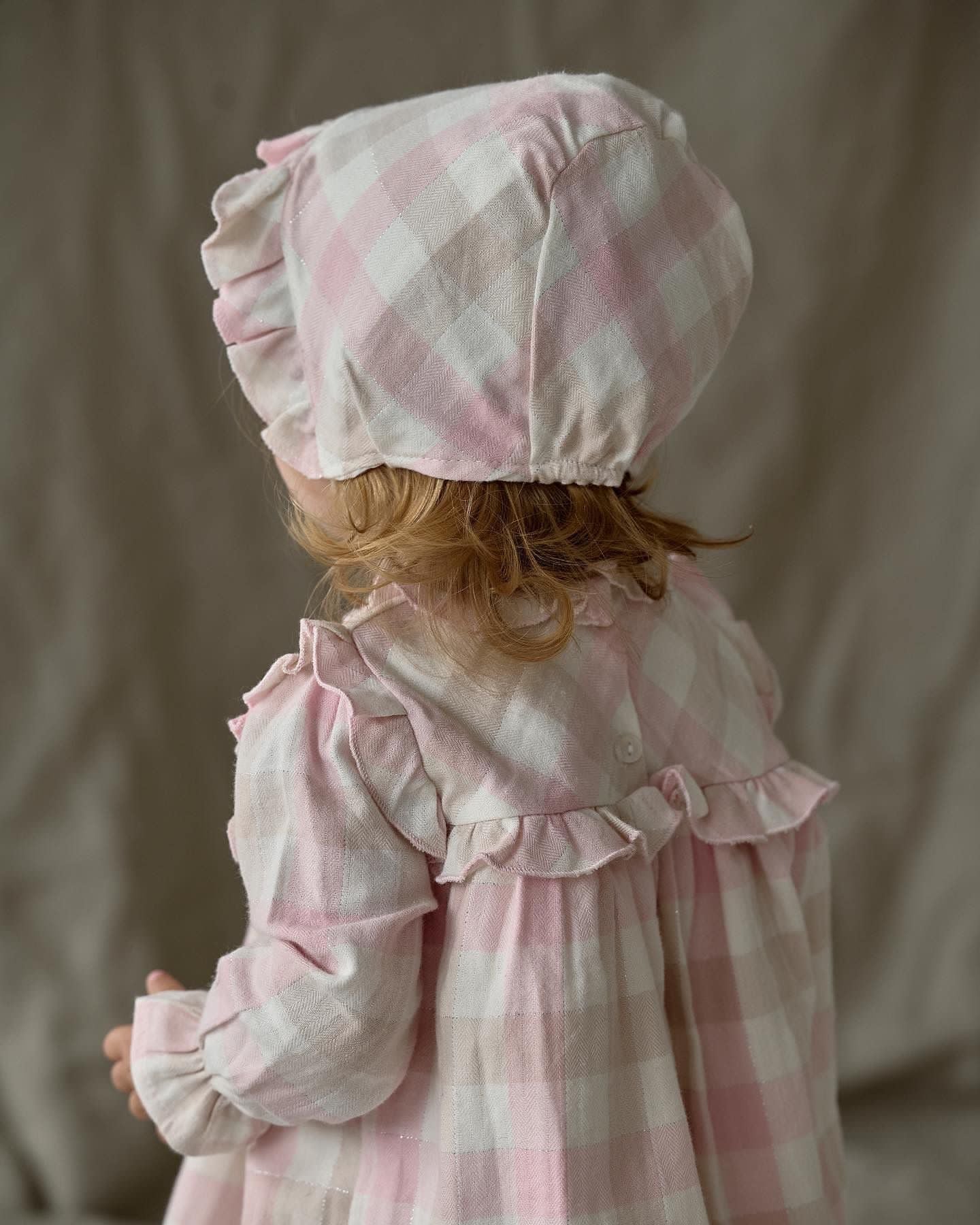 The Checkered Baby Pink Set